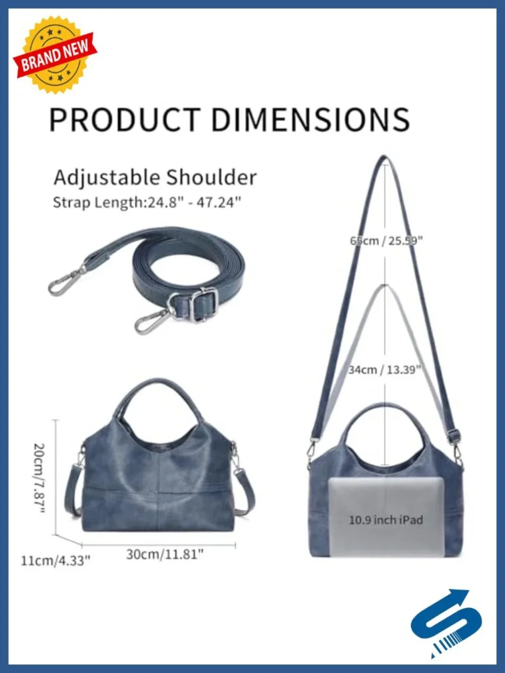 Medium Soft Faux Leather Hobo Handbag Crossbody Satchel Tote for Work Travel